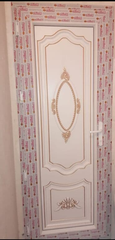 qapı setkaları: Yeni Plastik qapı 80x200 sm Zamok və çərçivə ilə, Zəmanətli, Pulsuz quraşdırma, Ödənişli çatdırılma, Rayonlara çatdırılma — 9