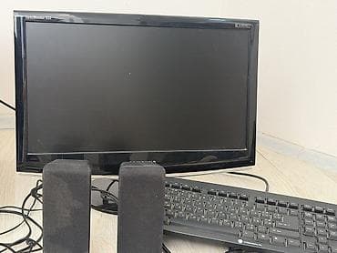 Masaüstü kopyuter. Intex sistem bloku + Samsung monitor + kolonka + — 2