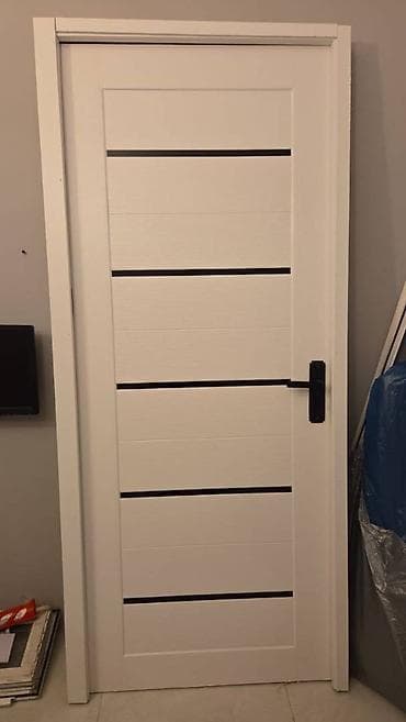 Sendviç panellər: İşlənmiş Otaq qapısı 80x200 sm Naliçnik ilə, Ödənişli çatdırılma — 1