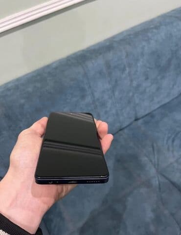 Бытовая техника: Tecno Spark, 128 ГБ, цвет - Голубой, Отпечаток пальца — 3