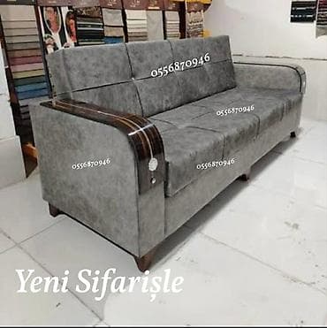 divan mingecevir: Yeni, Klassik divan, 2 kreslo, Bazalı, Açılan — 10