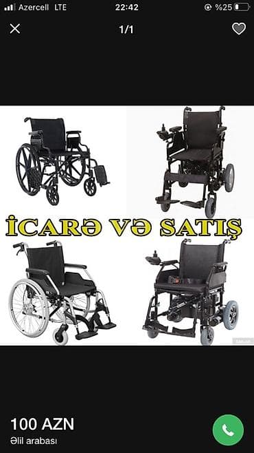 tibbi canta: Əlil arabaları – icarə və satış - Mexaniki və elektrikli model — 1