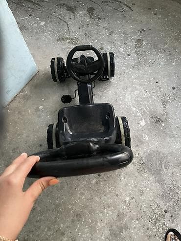 Uşaq üçün elektrik maşınları: Uşaq pedallı qartinq maşını – 4 təkərli, qara rəng Xüsusiyyətlər: - — 5