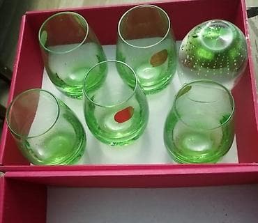 qedimi qab: Stəkanlar, rəng - Yaşıl — 1