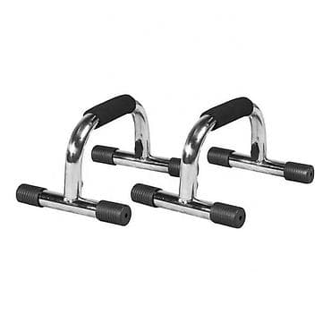 Asia: Push-up dayaqları (2-li set) - Material: xrom örtüklü möhkəm metal — 4