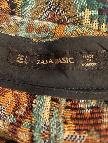 zara azerbaijan: Etnik naxışlı qadın iki parçalı dəst – jaket və şort - Parça: qalın — 5