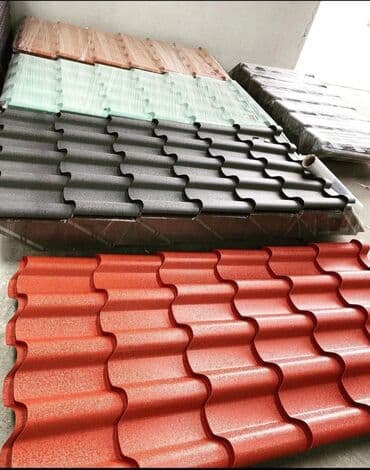 Mərmər effektli PVC panellər: Metalltək dam örtüyü (metaltozlu/profilli kirəmit forması) - — 6