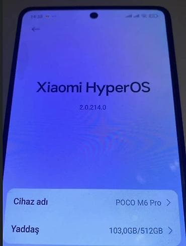 iphone x 256 gb ikinci el: Poco M6 Pro, 512 GB, rəng - Qara, Zəmanət, Kredit, Barmaq izi — 5