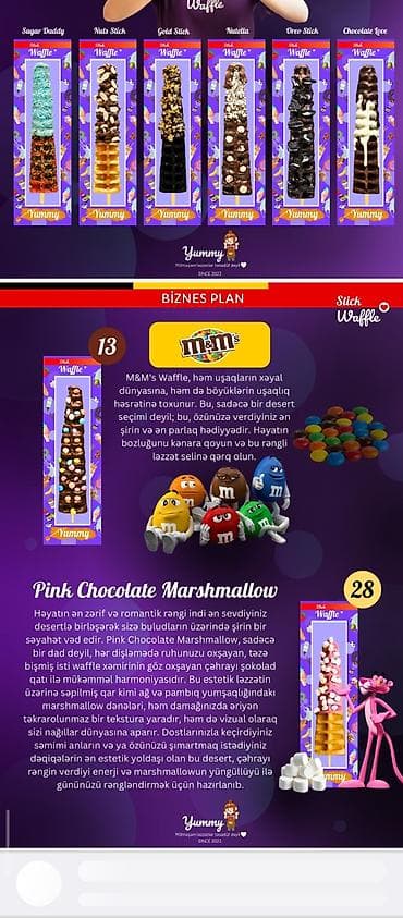 mağazanın: XANIMLARA ÖZƏL BİZNES TƏKLİFİ 🧇 STİCK WAFFLE© Əzi̇z xanımlar — 10