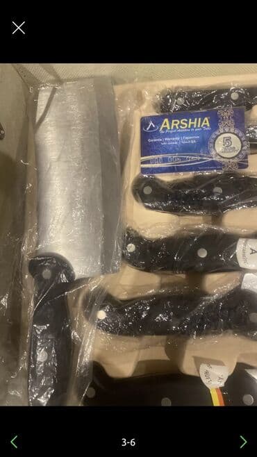 набор ножей: Bıcaq dəsti yeni cemodanda bir necəsi götrülüb qalanlar təzədir — 2