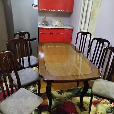 Masa desti açılandir 6 stulla yaxşı veziyyetdedir satilir 220azn Ünvan lalafo.az -da Masa desti açılandir 6 stulla yaxşı veziyyetdedir satilir 220azn Ünvan