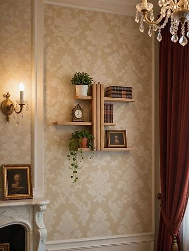 kitab polka: Yeni, Dekorativ rəf — 3