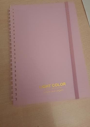 Məhsul: “LIGHT COLOR – Simple and elegant” spiral bloknot/qovluq — 1