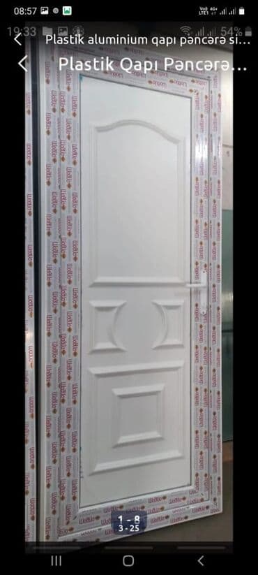 taxta qapilar qiymeti: Plastik Naxışlı Hamam Qapıları. 350 man — 8