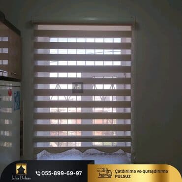 ucuz tüller: Jalüz pərdə ucuz sok qiymətlər bizdə 2 ya 3 günərzində hazırlama — 3