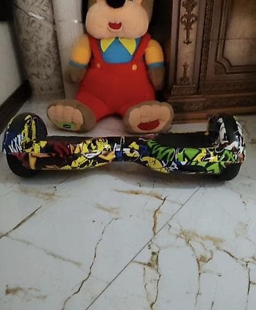 seqvay: Qraffiti dizaynlı hoverboard (self-balans skuter) - Rəng: çoxrəngli — 3