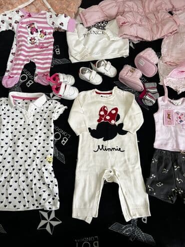 yeni doğulmuş uşaq paltarları: Одежда на девочку до 18 мес. Отдается все сразу, бесплатно за — 6