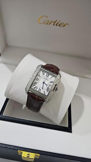 oğlan saatları: Yeni, Qol saatı, Cartier, rəng - Qara — 7