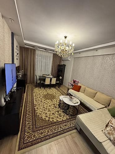 qecres kiraye evler: 3 otaqlı, Yeni tikili, 92 kv. m — 1