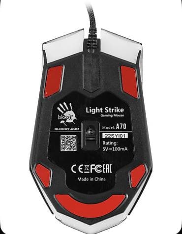 casper notebook: Bloody A70 Light Strike oyun siçanı - Sensor: PMW3327 - Həssaslıq — 3