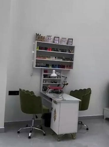 Salon üçün “Midye” dizaynlı kreslolar Manikür kreslosu sifarişlə