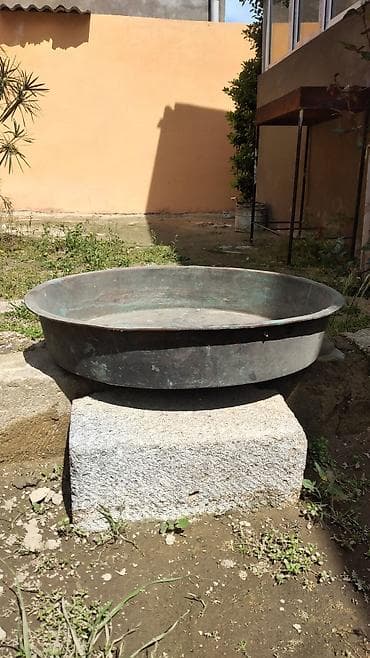 keramik tavalar: Böyük ölçülü mis tava halva tavası qedmi eses tavası misdi qedmi — 2