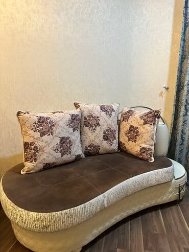 mətbəx ucun divanlar: Mini-divan, Açılmayan, Parça — 3