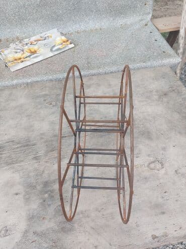 məftil: Məhsul: Metal məftil çarx/kabel bobini Təsvir: - Dəmir məftildən — 3