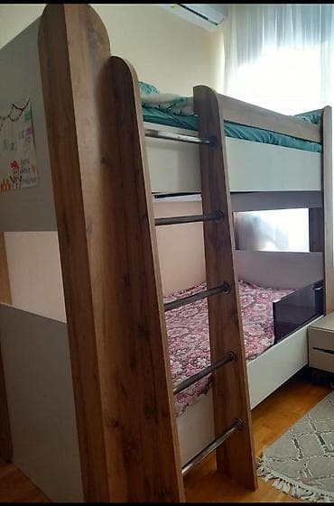 lalafo gence mebel: Nigar💚 2 mərtəbə çarpayı yaxşı vəzyətdə matras var qiymət 220 man — 1