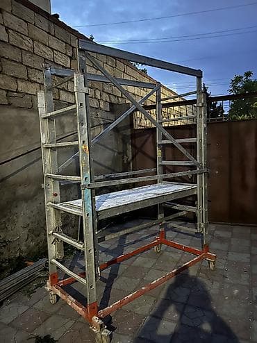 panel radyatır: Alüminium mobil iş qülləsi / skafold - Material: yüngül və davamlı — 4