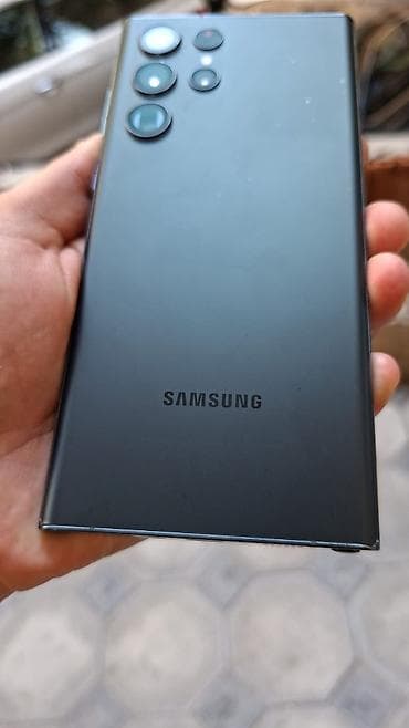 samsung 2022: Samsung Galaxy S22 Ultra, 256 GB, rəng - Yaşıl, Barmaq izi — 6