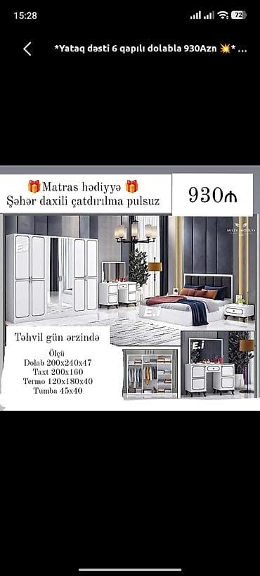 İkinəfərlik çarpayı, Dolab, Yeni