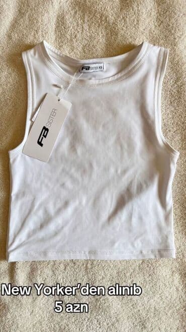 düz don modelləri: - Mavi spaghetti askılı qısa top. Yumşaq, nazik parça, kvadrat-yarı — 2