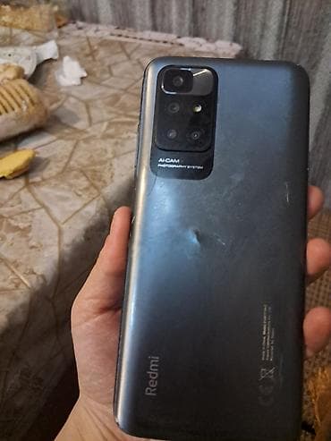 huawei matepad pro: Redmi 10, 64 GB, rəng - Boz, Barmaq izi — 6