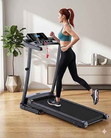 walking pad: Qaçış trenajoru – Model Q234 - Kompakt, qatlanan konstruksiya: ev və — 3