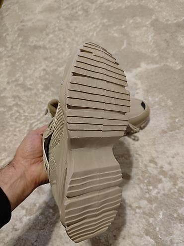 kişi geyim: Bej rəngli idman ayaqqabısı - Brend: LAD (etiketdə) - Üst material — 3