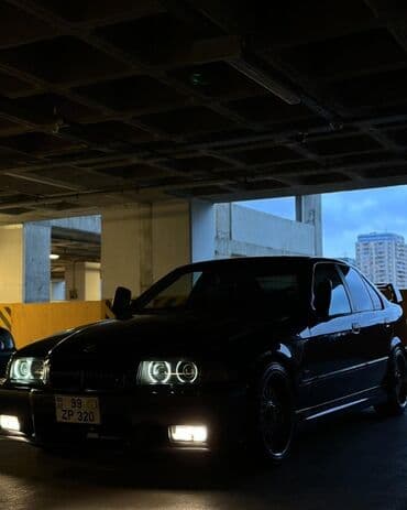 bmw 3 серия 318 at: BMW 3 Series E36 sedan – dərin mavi rəngli, idman üslubunda tüninq — 15