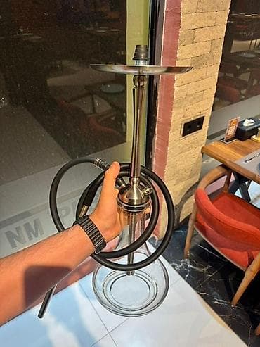 mat pamadalar: Şüşə kolba və paslanmayan poladdan gövdəli nərgilə seti - Material — 1