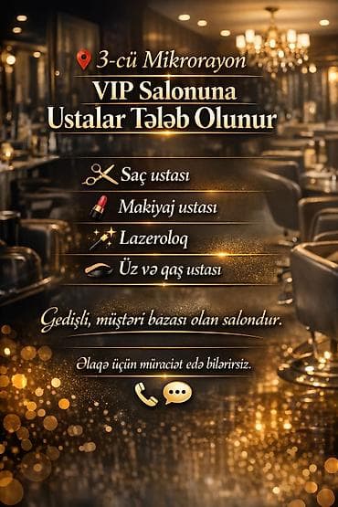 Парикмахер требуется, Процент at lalafo.az Парикмахер требуется, Процент