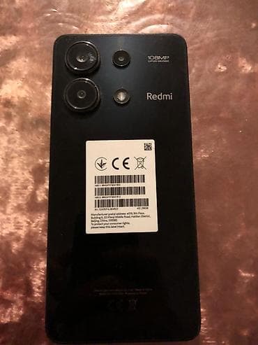 printer canon 2520: Redmi Note 13, 256 GB, rəng - Qara, Barmaq izi — 1