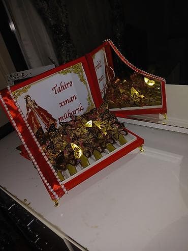 rozmarin bitkisi: Məhsul: Gül buketləri və dekorativ hədiyyələr - Zərif gəlin buketi — 5