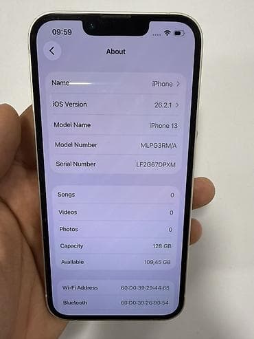 IPhone 13, 128 GB, Starlight, Face ID — 2