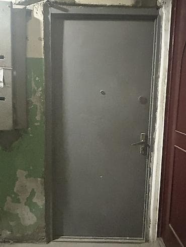 Metall giriş qapısı - Material: qalın polad təbəqə, möhkəm metal