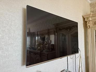 - Divara quraşdırılmış düz ekran televizor 120 sm - Təxmini diaqonal