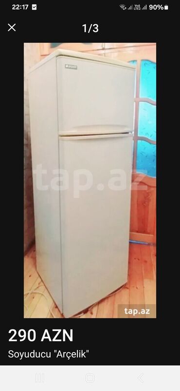 arçelik soyuducu: 2 qapılı Arcelik Soyuducu Satılır, rəng - Ağ — 1