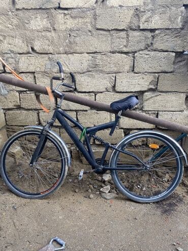 26 liq velosiped qiymetleri teze: Şəhər tipli velosiped - Çərçivə: polad, üçbucaq konstruksiyalı, arxa — 2