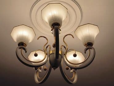 isdi pol: Çılçıraq, 5 lampa, Xrustal — 9