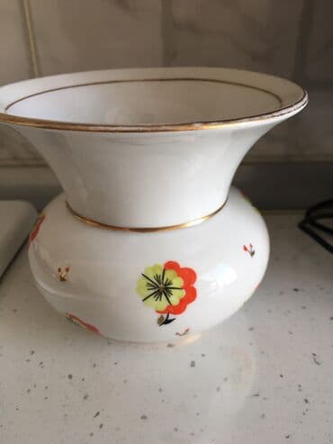 vaza qab: Antik guldan,1950ci ilin qabi.Hec bir problemi yoxdu — 3