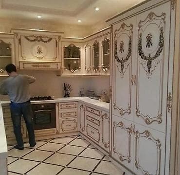 Sifarişlə mətbəx dəsti, Özü çəkən petlələr, MDF, Kredit yoxdur, Pulsuz çatdırılma, Rayonlara çatdırılma