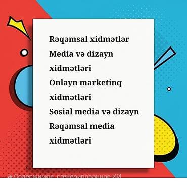 Няни, сиделки: 🔹 Sosial media idarəçiliyi Post mətnlərinin hazırlanması Kontent planı — 1